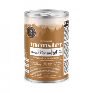 Monster Dog Adult Single Turkey våtfor