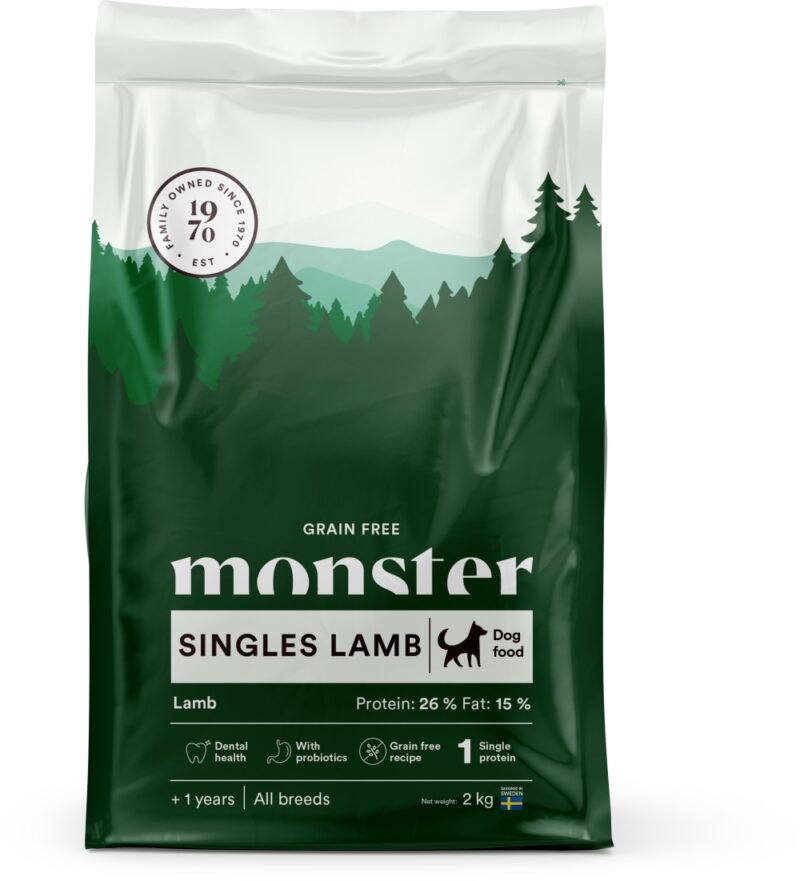 Monster Grain Free Singles Lamb