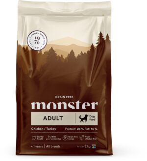 Monster Grain Free Adult All Breed Chicken/Turkey