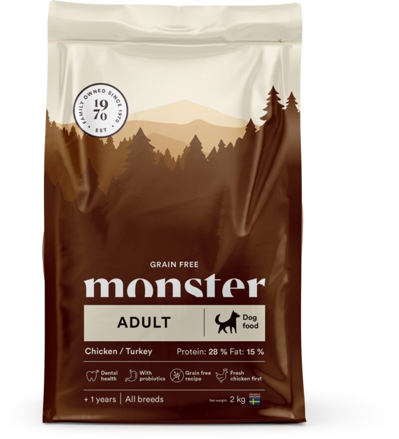 Monster Grain Free Adult all breed Chicken/Turkey