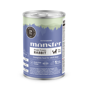 Monster dog single protein rabbit 400 g