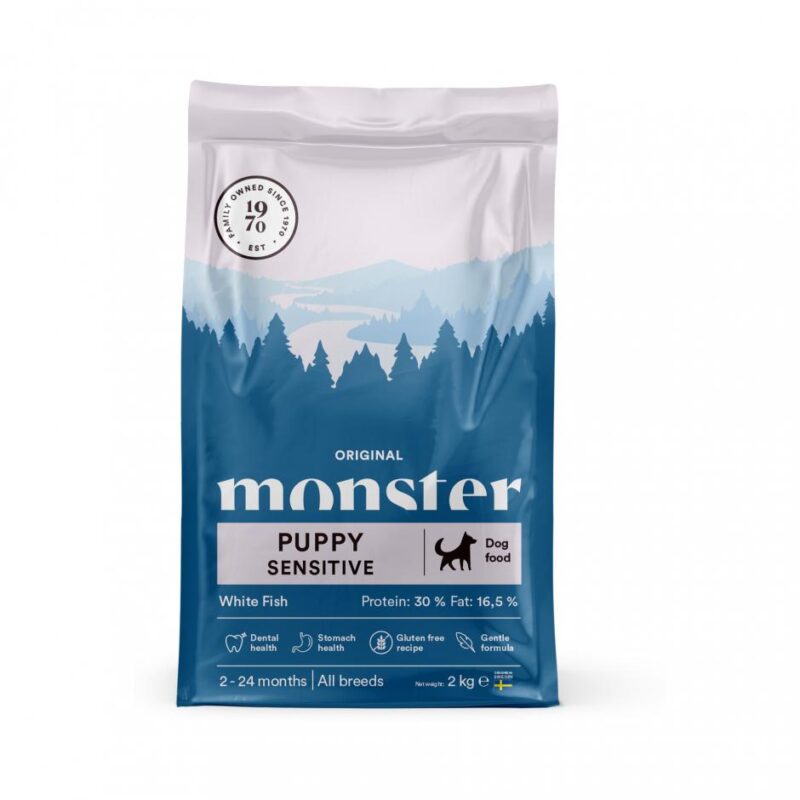 Monster Original Puppy Sensitive White fish