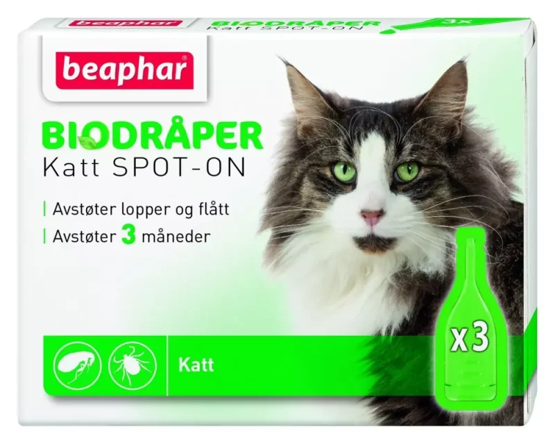 Bio Spot On Katt med 3 pipetter