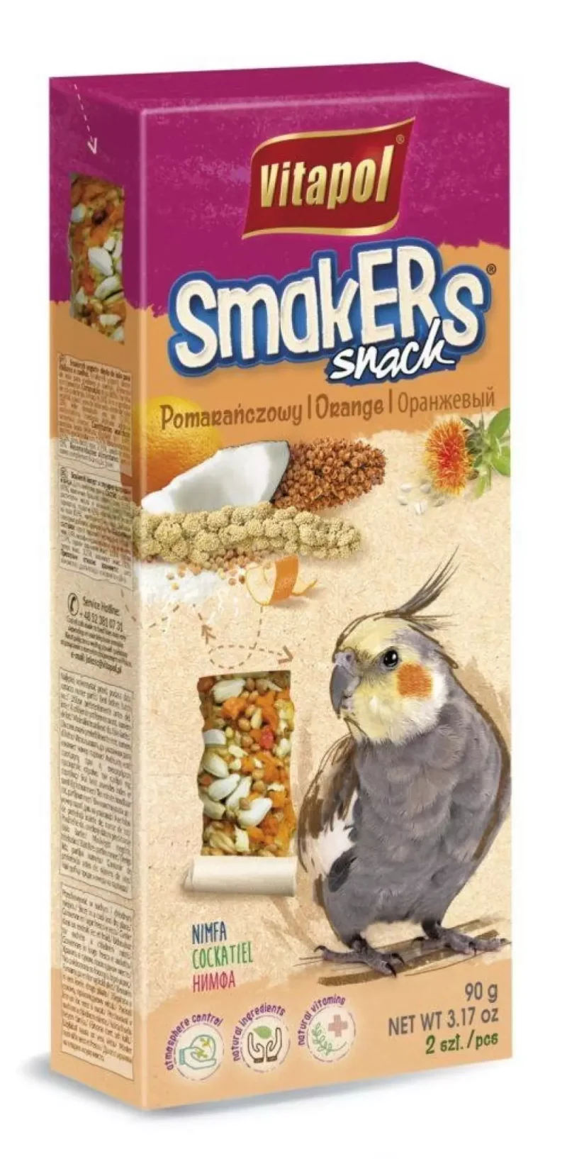 VP Smakers Parakitt m/appelsin 2stk