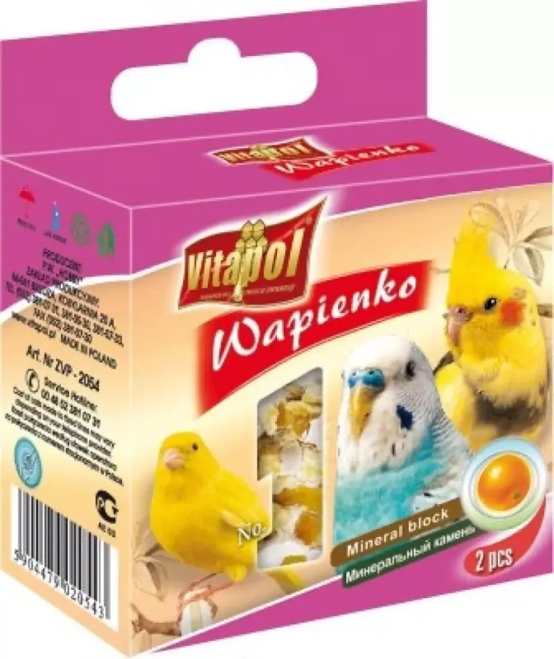 VP kalkstein til fugl m/appelsin 40g