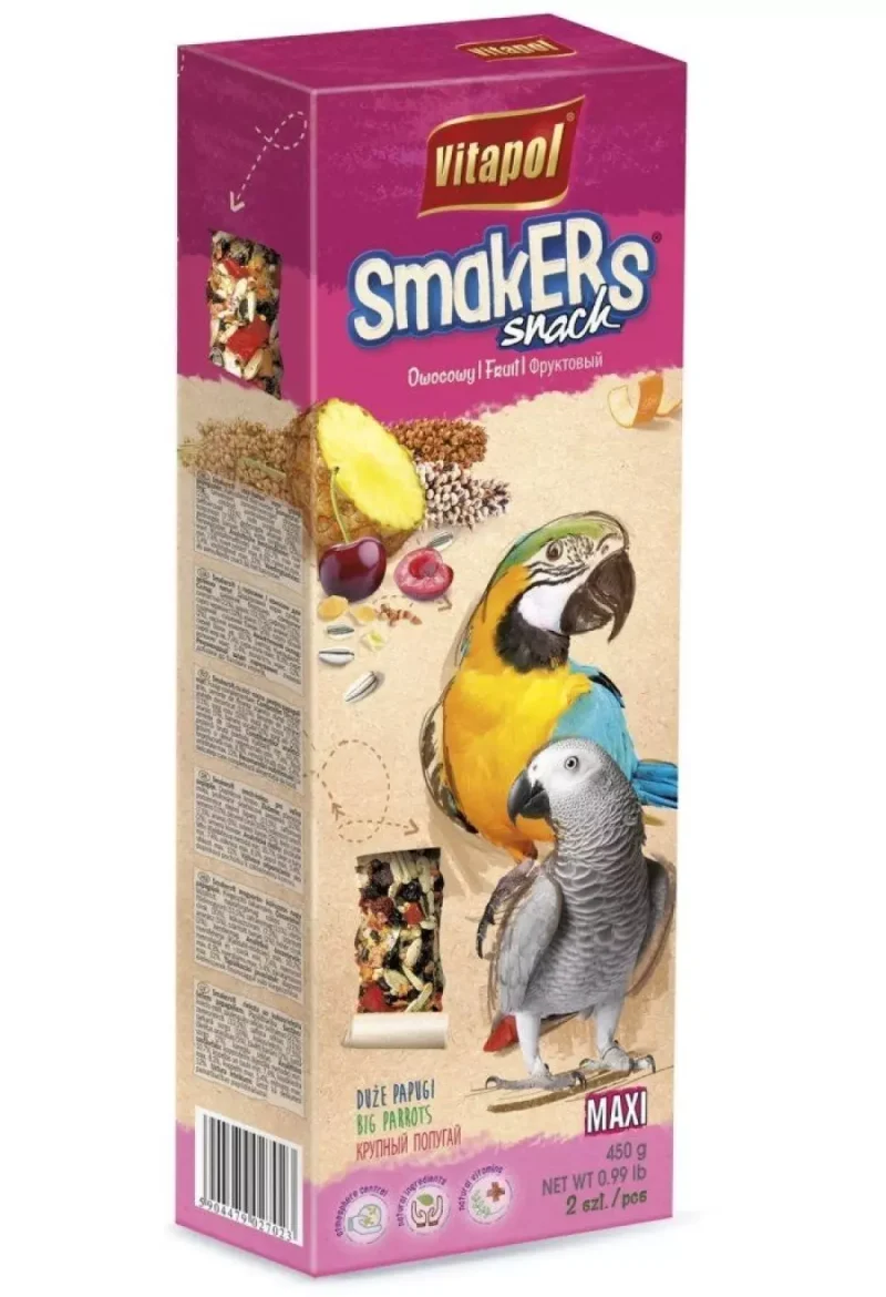VP Smakers Papegøye m/frukt 2stk