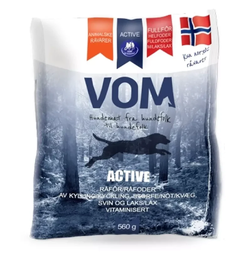Vom Active fullfôr med laks poser