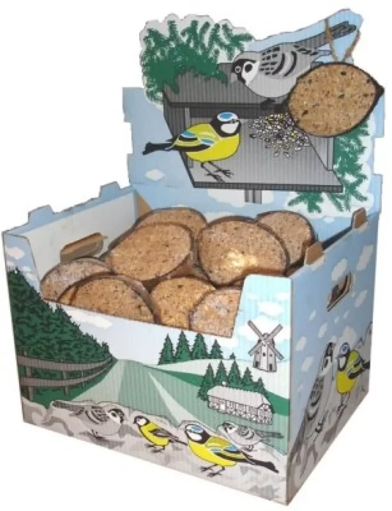 1/2 Kokosnøtt med frø og bær