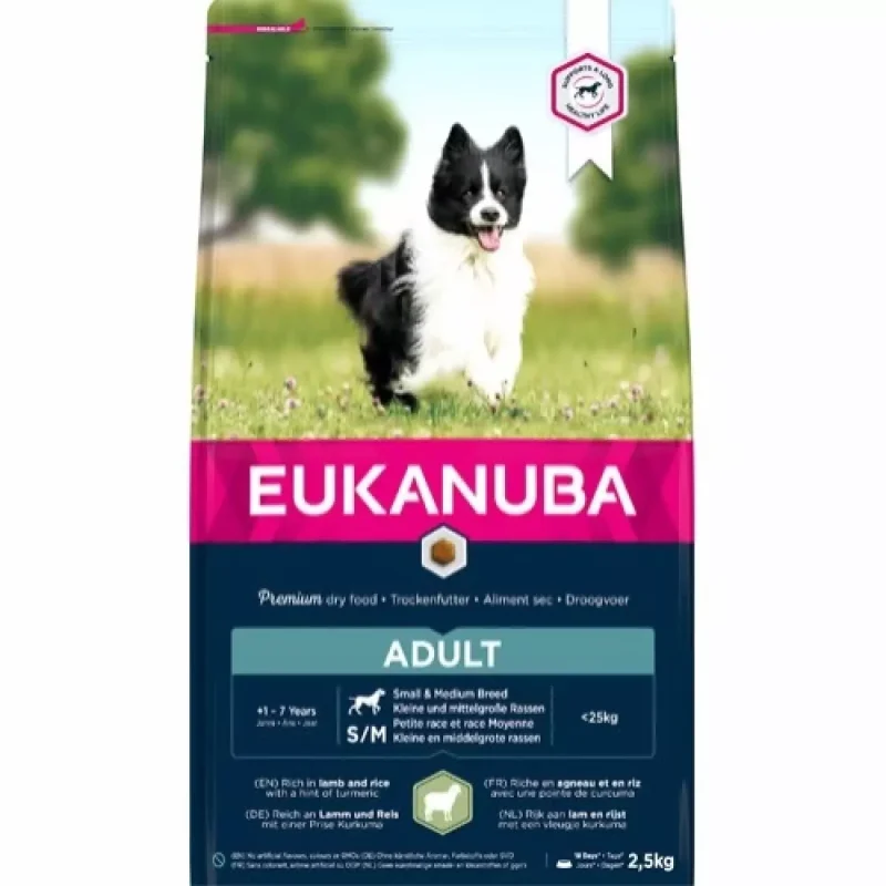 Eukanuba Adult Small/Medium Lamb&Rice