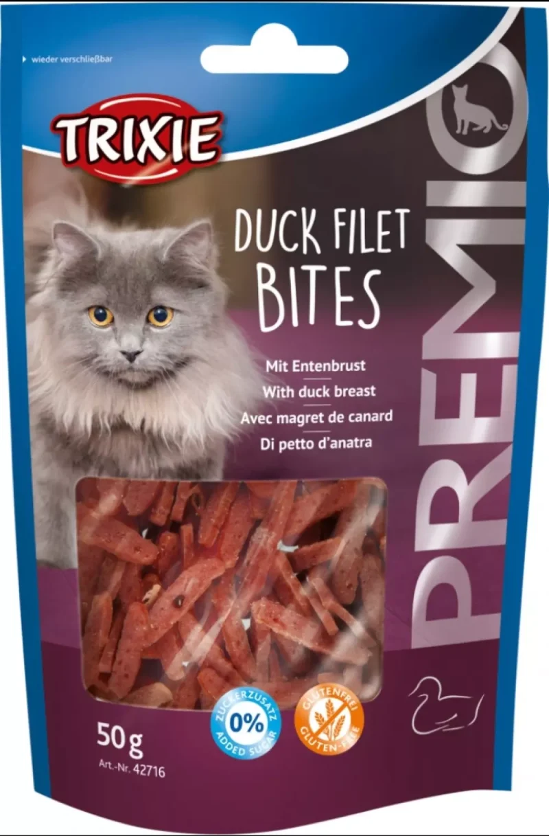 Duck fillet bites 50gr katt