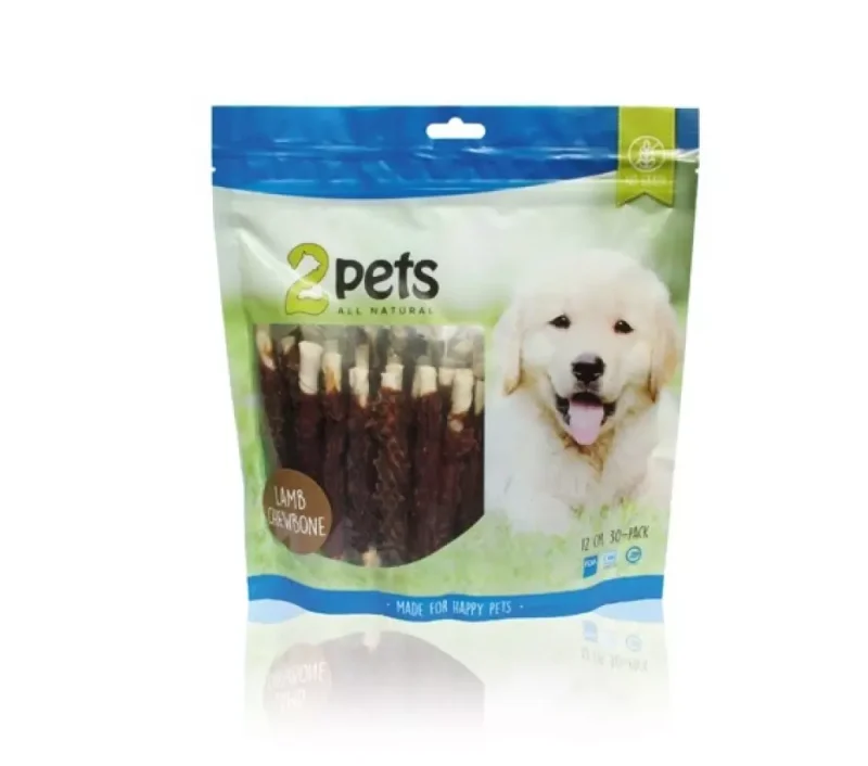 2pets Tyggepinner m/ lam 12cm, 30-pack
