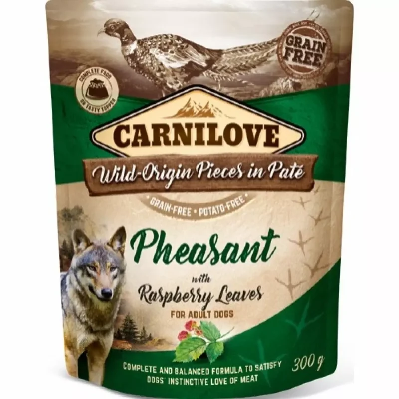Carnilove pouch pate Pheasant with raspberry