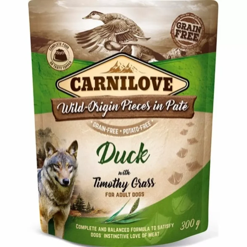 Carnilove pouch pate Duck with timotygrass