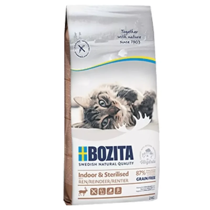 Bozita Feline indoor & sterilised grainfree Reindeer