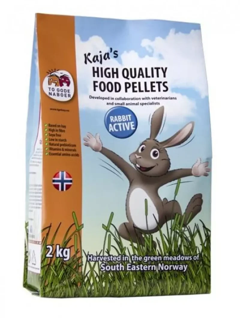 To Gode Naboer Kaninpellets Aktiv