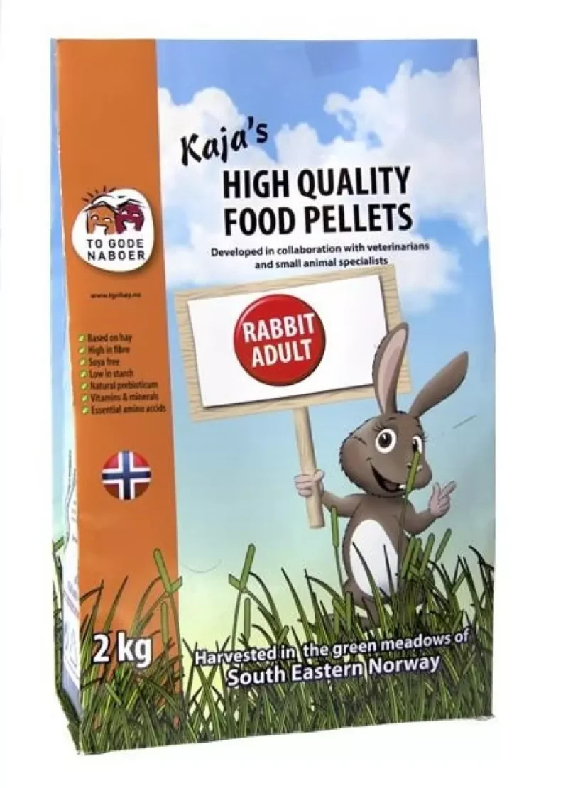 To Gode Naboer Kaninpellets Adult 12kg