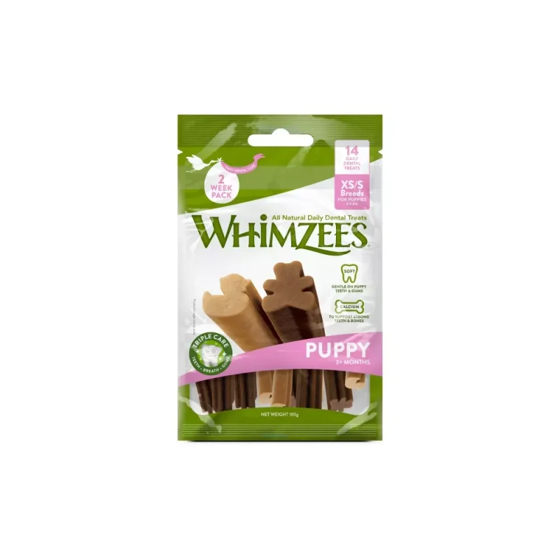Whimzees Puppy Value Bag XS/S Pose