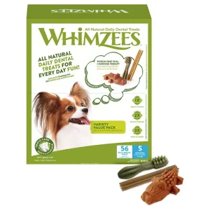 Whimzees Dog Chews Variety Box for små hunder mellom 7-12kg