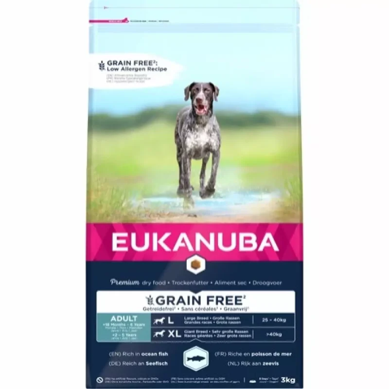 Eukanuba Large breed adult Grain Free Ocean Fish