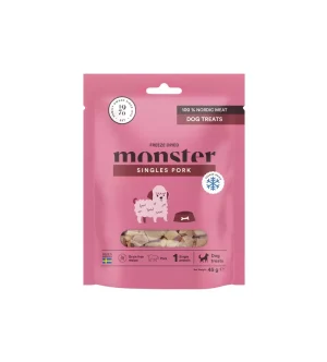 Monster Dog Treats Freeze dried Pork 45 g