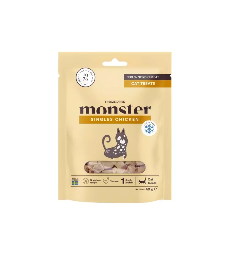 Monster Cat Treats Freeze dried Chicken 40 g