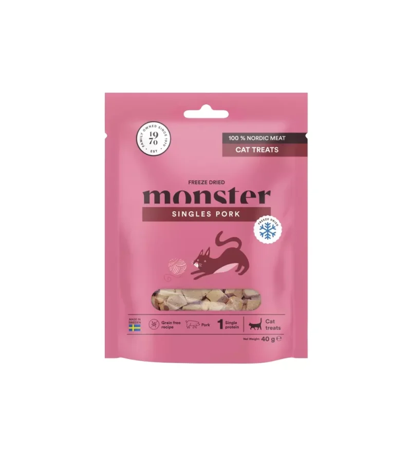 Monster Cat Treats Freeze dried Pork 40 g