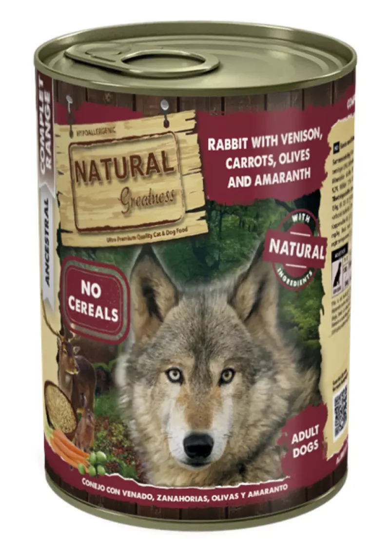 Natural Greatness Rabbit With Venison 400gram