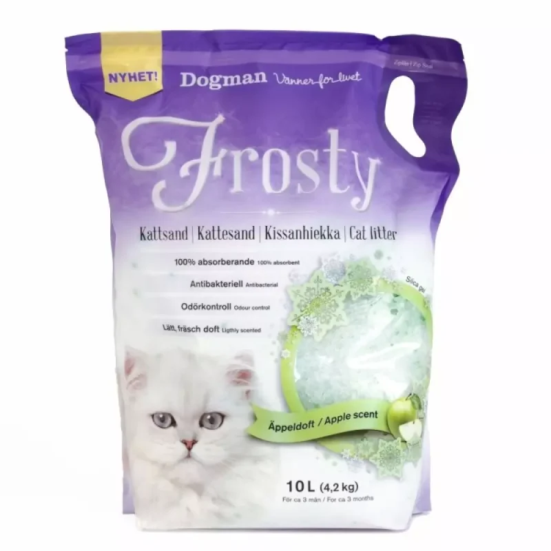 Dogman Kattesand frosty apple 10L