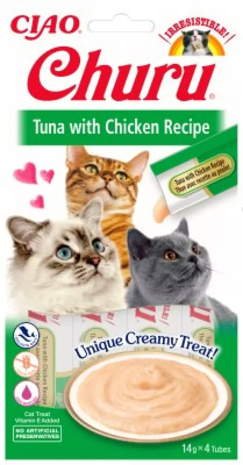 Kattegodis Churu tuna with chicken flavour 4stk