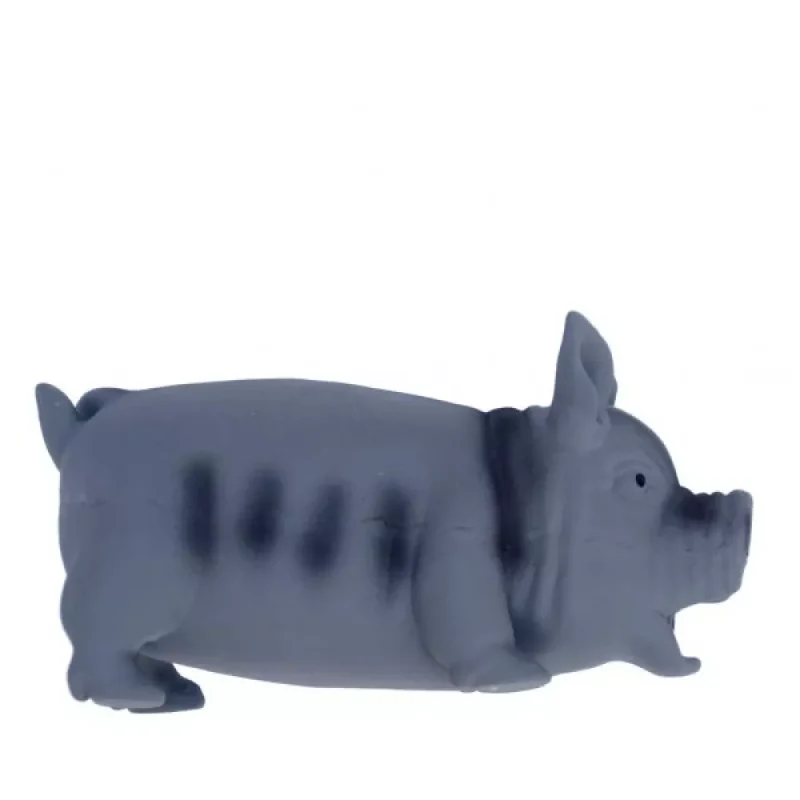 Hundeleke latexgris grå Large