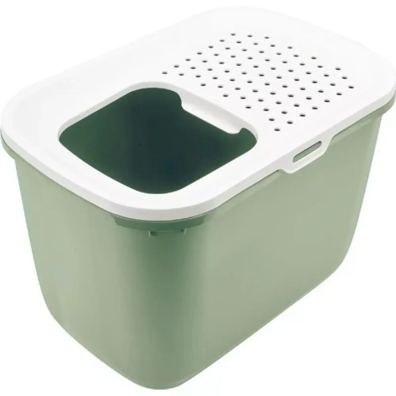 Kattetoalett Hop-in Botanical green