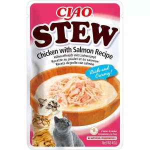 Churu Chicken Stew With Chicken & Salmon 40gr