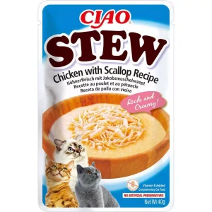 Churu Chicken Stew With Chicken & Scallops 40gr