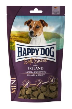 Happy Dog Soft Snack Mini Ireland Laks & Kanin 100g
