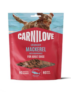 Carnilove Crunchy snack Makrell & bringebær