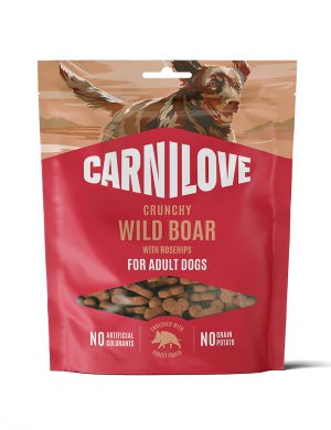 Carnilove crunchy snack Villsvin & nype