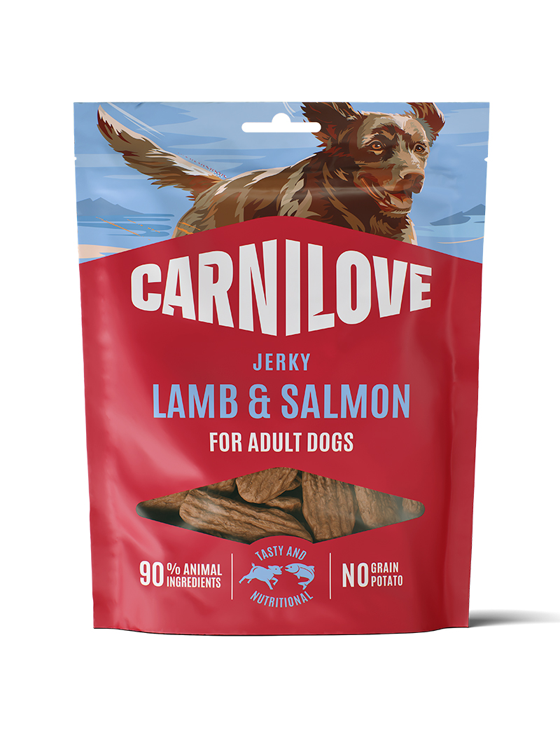 Carnilove Meat Jerkey Lamb with salmon