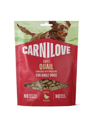 Carnilove soft snack Vagtel og Oregano 200g