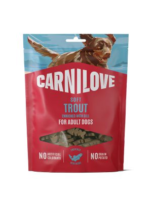 Carnilove soft snack Ørret og dill 200g