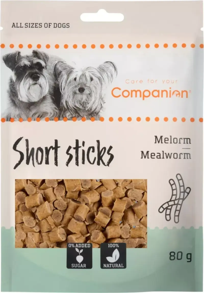 Companion short sticks mealworm