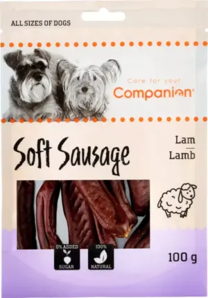 Companion Lamb Short Sausage 100gr