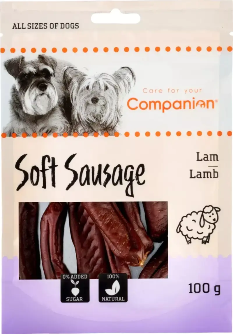 Companion Lamb Short Sausage 100gr