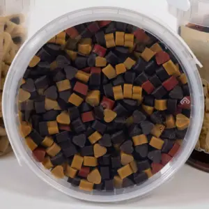 308353_1 Hvordan Hundegodbiter Mini Hearts 500g Ozami ser ut uten lokk