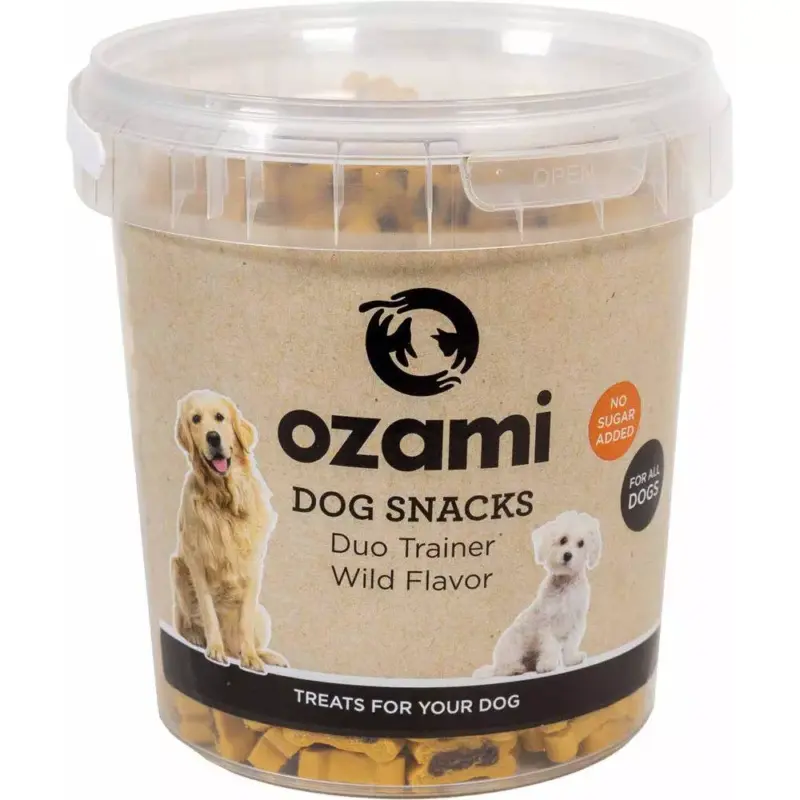 Hundegodbiter Duo Trainer Wild 500g Ozami
