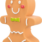 Juleleke til hund pepperkakefigur med pip