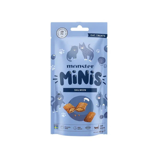 Monster cat minis treats salmon 60 g