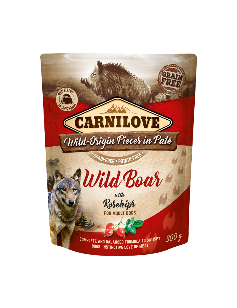 Carnilove pate Wild Boar with Rosehip