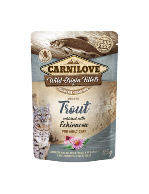Carnilove cat pouch Trout with Echinacea