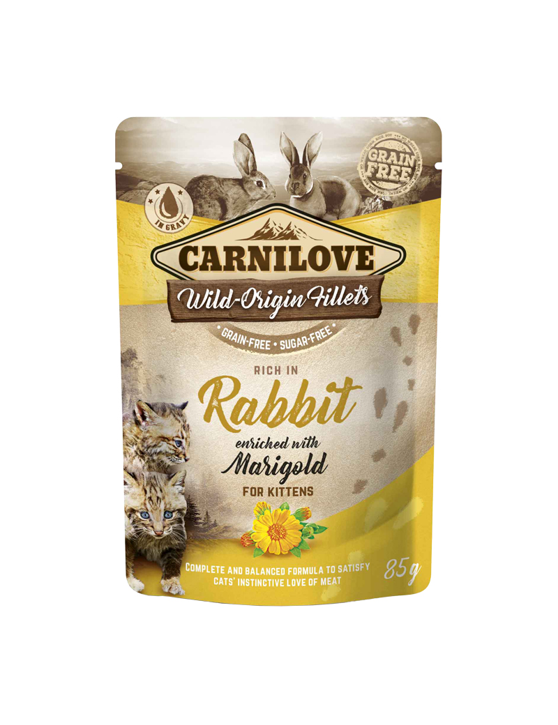 Carnilove cat pouch Rabbit with Marigold