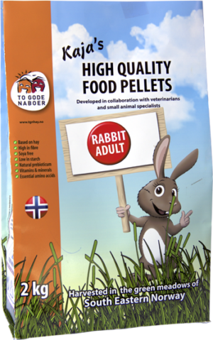 To Gode Naboer Kaninpellets Adult 2kg